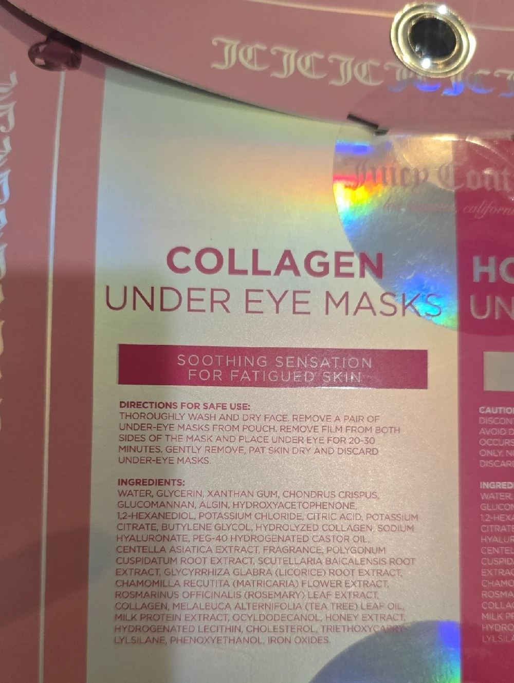 Juicy‎ Couture Collagen & Honey Extract 12-PK Under Eye Mask Set